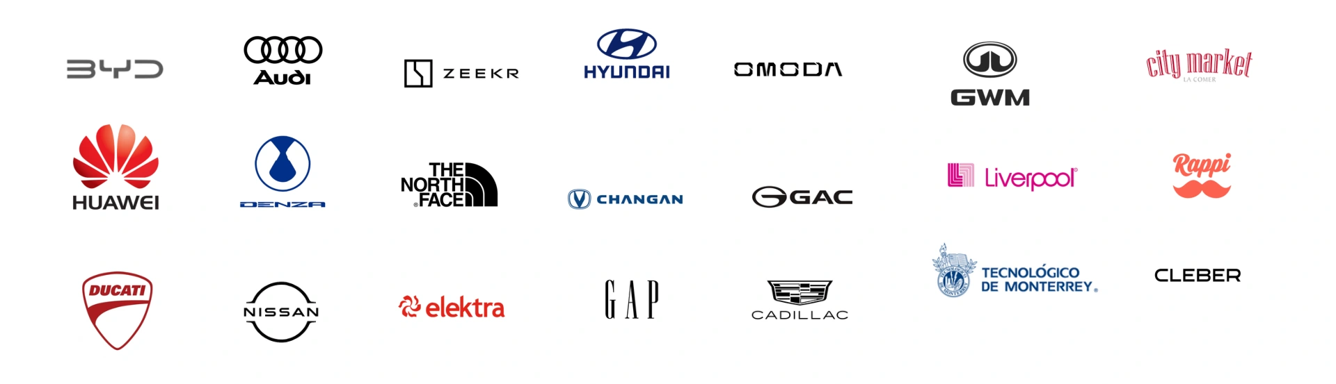 Logos de clientes